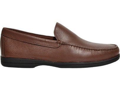 ACE Preto Ανδρικά Μοκασίνια Loafers Δερμάτινα Καφέ 9838