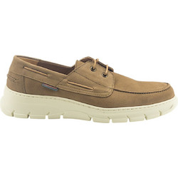 Commanchero Ανδρικά Μοκασίνια Boat Shoes Δερμάτινα Μπεζ 72464-228
