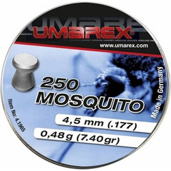 Umarex Mosquito Βολίδες Pellets Αεροβόλου 4.5mm 0.48g / 7.4gr 250τμχ