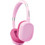 Streetz BT10 BT10 Ενσύρματα & Ασύρματα Bluetooth Ακουστικά Over Ear Ροζ Φούξια