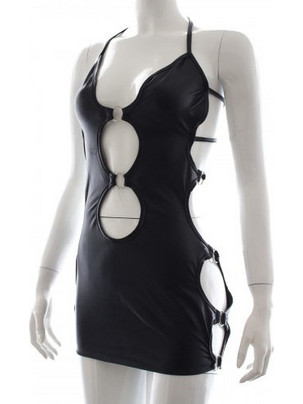 Naughty Toys Sexy Φόρεμα Μαύρο 302401028