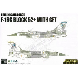 Kinetic Model Kits F-16C Block 52+ with CFT Συναρμολογούμενο Πλαστικό Μοντέλο Αεροπλάνου 1:48