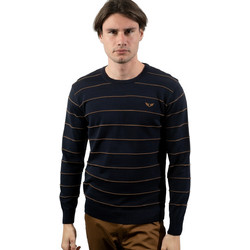 Side Effect Ανδρική Πλεκτή Μπλούζα Navy Μπλε RG-4271