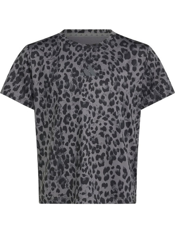 Adidas Animal Print Παιδικό T-Shirt Κοντομάνικο Γκρι KC7224