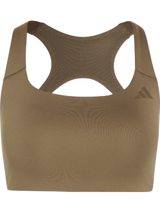 Adidas Optime Workout Αθλητικό Μπουστάκι με Μέτρια Στήριξη & Αφαιρούμενη Ενίσχυση Χακί KS6025
