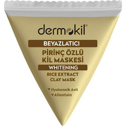 Dermokil Rice Κρεμώδης Μάσκα Προσώπου για Λάμψη με Άργιλο & Υαλουρονικό 9ml