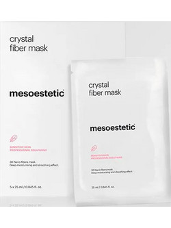 Mesoestetic Crystal Fiber Sheet Μάσκα Προσώπου για Ενυδάτωση 5x25ml