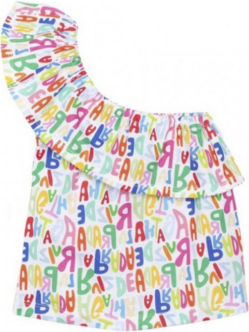 Agatha Ruiz De La Prada Παιδικό Crop Top Μπεζ Πολύχρωμο PVTSH0474