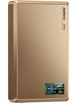 Remax Wireless Power Bank 10000mAh 20W με Θύρα USB-C Quick Charge 3.0 & Power Delivery Gold