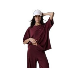 Baya Γυναικείο Αθλητικό T-Shirt Μπορντό 49280