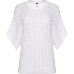 DKNY Γυναικείο Καλοκαιρινό Top Πλεκτό Λευκό P3ASBJ04-WHT