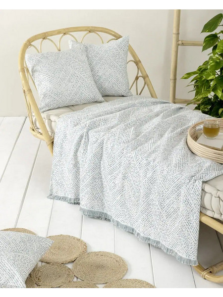 Nima Ριχτάρι Πολυθρόνας 180x180 Aria White Petrol