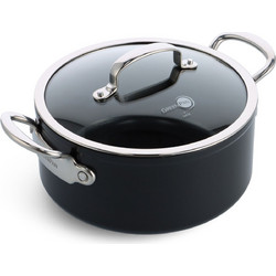 GreenPan Barcelona Pro Κατσαρόλα Αλουμινίου Κεραμική 24cm 4.9lt