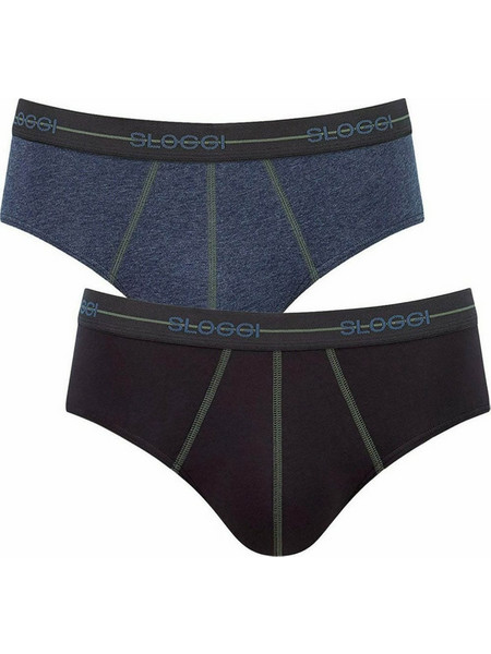 Sloggi Start Ανδρικά Σλιπ Βαμβακερά 2Pack 10206949-V004