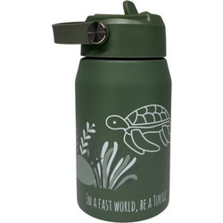 Abo In A Fast World Be A Turtle Παιδικό Παγούρι Θερμός Ανοξείδωτο BPA Free Χακί 350ml 314203