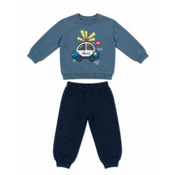 TraX Παιδικό Σετ Φόρμας Μπλε Γκρι Navy Μπλε 50916