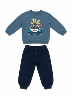 TraX Παιδικό Σετ Φόρμας Μπλε Γκρι Navy Μπλε 50916