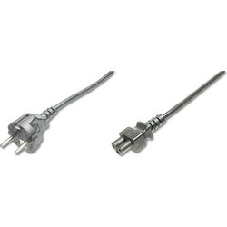 Digitus AK-440115-012-S Καλώδιο Τροφοδοσίας Schuko to IEC C5 1.2m