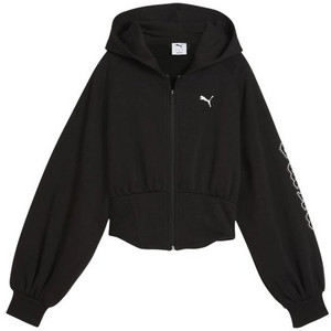 Puma Street Glam Bedazzled Γυναικεία Ζακέτα Φούτερ Κοντή με Κουκούλα και Φερμουάρ Μαύρη 636651-01 Puma Street Glam Bedazzled Γυναικεία Ζακέτα Φούτερ Κοντή με Κουκούλα και Φερμουάρ Μαύρη 636651-01