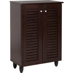 B2BMarkt Παπουτσοθήκη Ξύλινη Prolly Wenge M60xΠ34xΥ88cm 0521190
