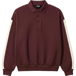 Urban Classics Ανδρική Μπλούζα Polo Μακρυμάνικη Μπορντό TB8595-01151