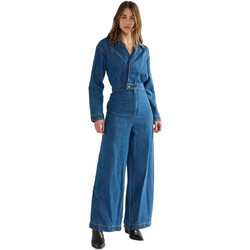 Wrangler Γυναικεία Ολόσωμη Φόρμα με Παγιέτες Μακρυμάνικη Μπλε 112386693