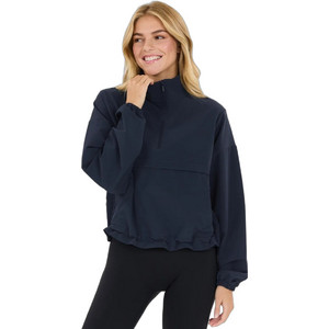 Athlecia Carley Γυναικείο Μπουφάν Pullover Μακρύ Navy Μπλε EA253314-2101 Athlecia Carley Γυναικείο Μπουφάν Pullover Μακρύ Navy Μπλε EA253314-2101