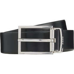 Hugo Boss Otano Ανδρική Ζώνη Δερμάτινη Μαύρη 50537112-002