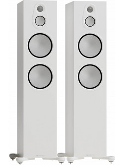 Monitor Audio Silver 500 8G Ζεύγος Ηχείων Hi-Fi Δαπέδου 250W 3 Δρόμων Satin White