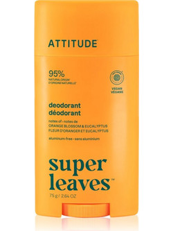 Attitude Super Leaves Orange Blossom & Eucalyptus Φυσικό Αποσμητικό Stick Χωρίς Αλουμίνιο 75gr