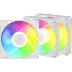 Arctic BioniX P14 Case Fan 140mm ARGB με Σύνδεση 3-Pin 4-Pin PWM 3τμχ White