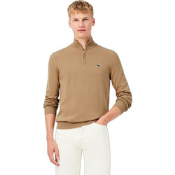Lacoste Ανδρικό Πουλόβερ με Φερμουάρ Μπεζ 3AH1980-SIX