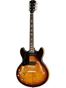Sire Larry Carlton H7V LH Ηλεκτρική Κιθάρα Semi-Hollow με Μαγνήτες SS & Ταστιέρα Ebony Vintage Sunburst