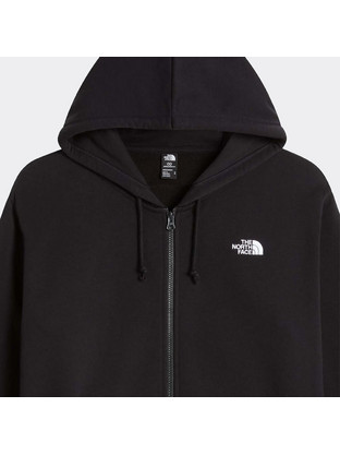 The North Face Ανδρική Ζακέτα Φούτερ με Κουκούλα και Φερμουάρ Μαύρη NF0A8EU1JK3