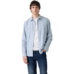 Levi's Ανδρικό Πουκάμισο Τζιν Μακρυμάνικο Κανονική Γραμμή Overshirt Γαλάζιο 0085A-0003
