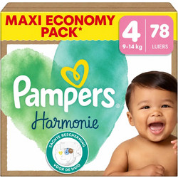 Pampers Harmonie Πάνες No4 9-14kg 78τμχ