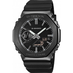 Casio G-Shock Ανδρικό Ρολόι Χρονογράφος με Μαύρο Καουτσούκ Λουράκι GM-2100LXB-1AER
