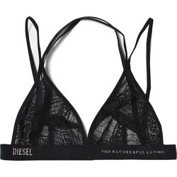 Diesel Bralette χωρίς Μπανέλα Μαύρο A09657-0NGAI-9XX