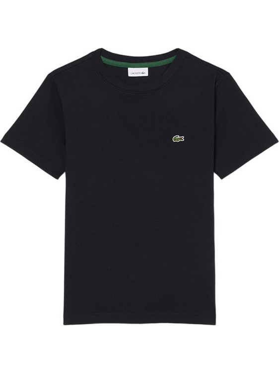 Lacoste Παιδικό T-Shirt Κοντομάνικο Μαύρο 3TJ2673-031