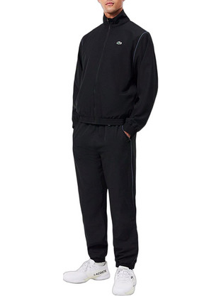 Lacoste Ανδρικό Σετ Φόρμας με Λάστιχο Μαύρο WH6790-ZDQ