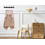 Γαρύφαλλο Παιδικό Πόντσο Θαλάσσης Microfiber Καφέ 63x135cm 1067