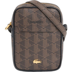 Lacoste Ανδρική Τσάντα Ώμου / Χιαστί Καφέ NU5422BG-T93