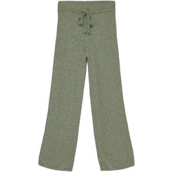 Vero Moda Πλεκτό Γυναικείο Παντελόνι Jogger Κανονική Εφαρμογή με Λάστιχο Χακί 10347543