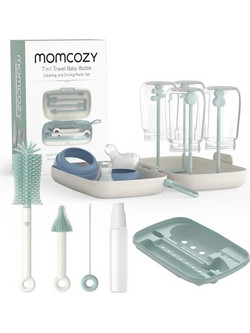 Momcozy Σετ Καθαρισμού Μπιμπερό Πράσινο Mint 7τμχ LS003-GW00BA-A