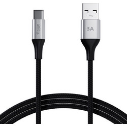 Allity AUC-01 Braided USB-A to USB-C 1m Black
