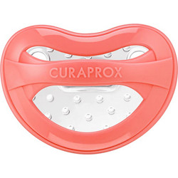 Curaprox Ορθοδοντική Πιπίλα Σιλικόνης 0-6m Κοραλί