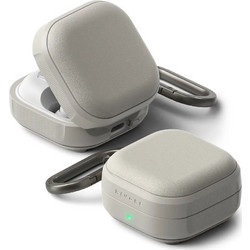 Ringke Onyx Σετ MagSafe Θήκη TPU με Γάντζο για Samsung Galaxy Buds 4 / 4 Pro Γκρι