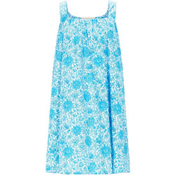 Michael Kors Mini Καλοκαιρινό Καθημερινό Φόρεμα Floral Γαλάζιο MS683EGKSM-429