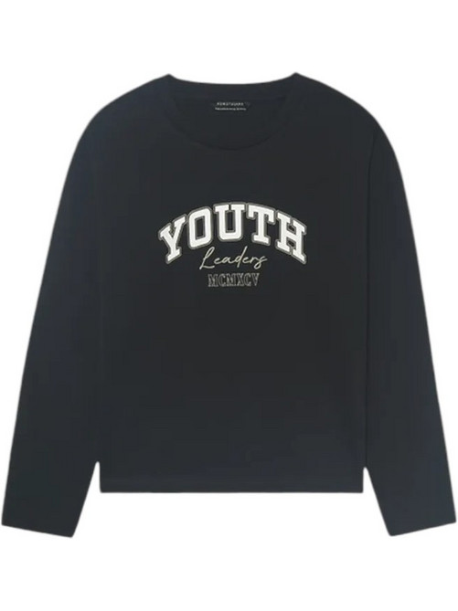 Mayoral Παιδικό T-Shirt Μακρυμάνικο Μαύρο 16-00842-073