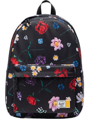 Herschel Lego Classic Falling Florals Σχολική Τσάντα Πλάτης Δημοτικού Μαύρη 11604-07027
